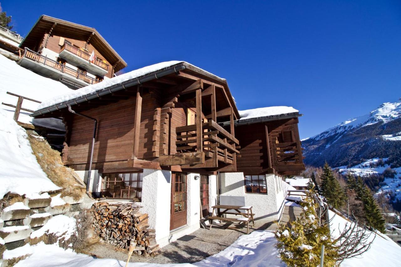 Chalet Abraxas With Astonishing View - Grimentz Villa Exterior foto