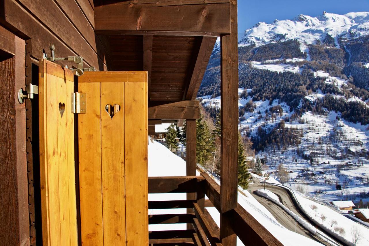 Chalet Abraxas With Astonishing View - Grimentz Villa Exterior foto