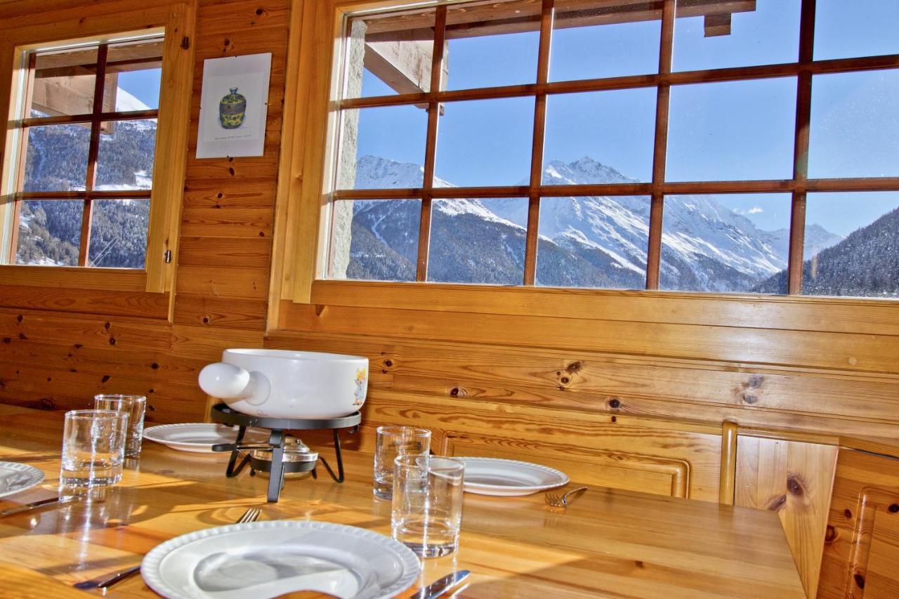 Chalet Abraxas With Astonishing View - Grimentz Villa Exterior foto
